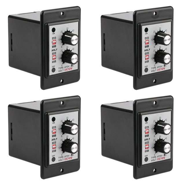4X On Off Twin Timer Relay Knob Control Time Switch ATDV 6S60M Relay