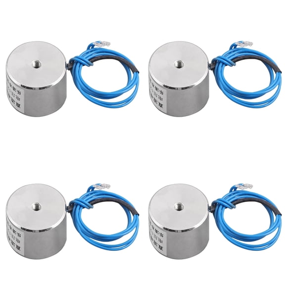 4X -P25/20 DC12V 5Kg Electric Lifting Magnet Electromagnet Solenoid 10.8mm