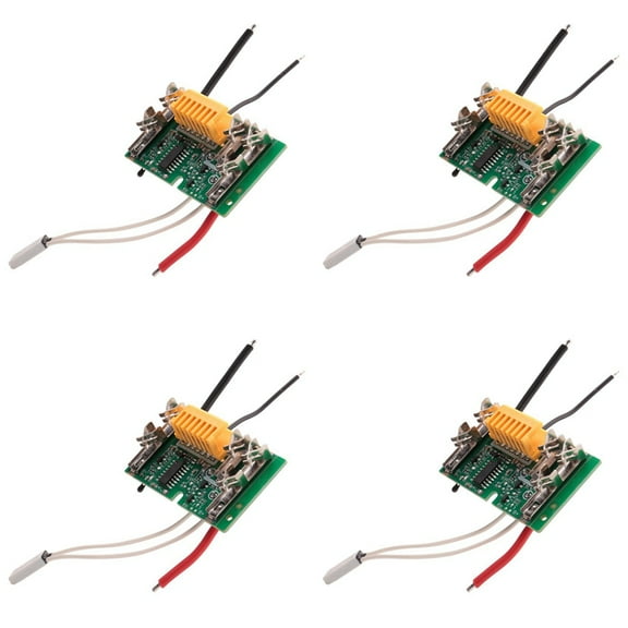 4X PCB Circuit Module Board Parts,Li-Ion Protection for Replacement Battery Li-Ion 18V Chip
