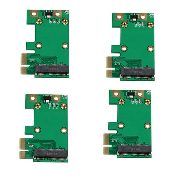 4X PCIE to Mini PCIE Adapter Card, Efficient, and Portable Mini PCIE to USB3.0 Adapter Card,4 x PCIE to mini PCIE riser card,Green