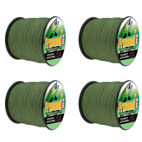 4X PE Braided Fishing Line 4 Strand 100M Super Strong Multifilament Thread for Carp Fishing Carp Lines 12Lb 2.0