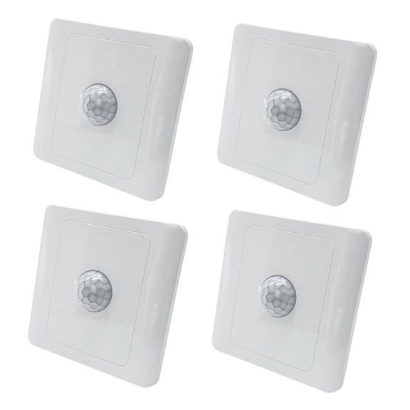 4X PIR Infrared Motion Sensor Switch 220V Auto Control LED Lamp Lighting Switch Smart Body Induction Detector