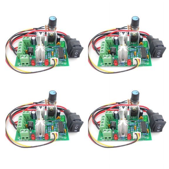 4X PWM DC Motor Speed Controller Switch DC 20A Current Regulator 10-60V PWM DC Controller 150W 12V 24V 36V 48V