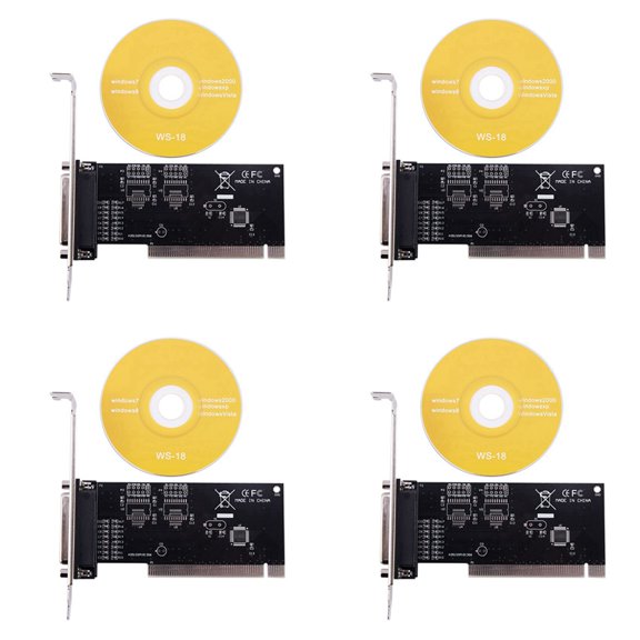 4X Pci Expansion Card Adapter 25Pin Parallel Pci to Parallel Db25 Printer Port Controller Card