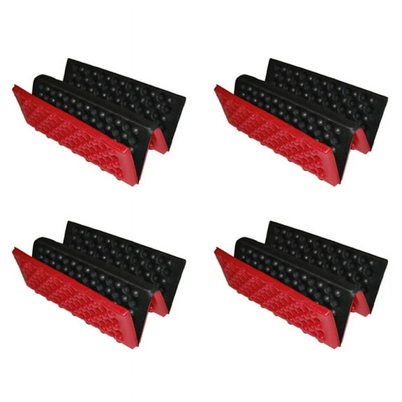 4X Personalized Folding Foam Waterproof Seat Pad Chair Cushion Red+Black