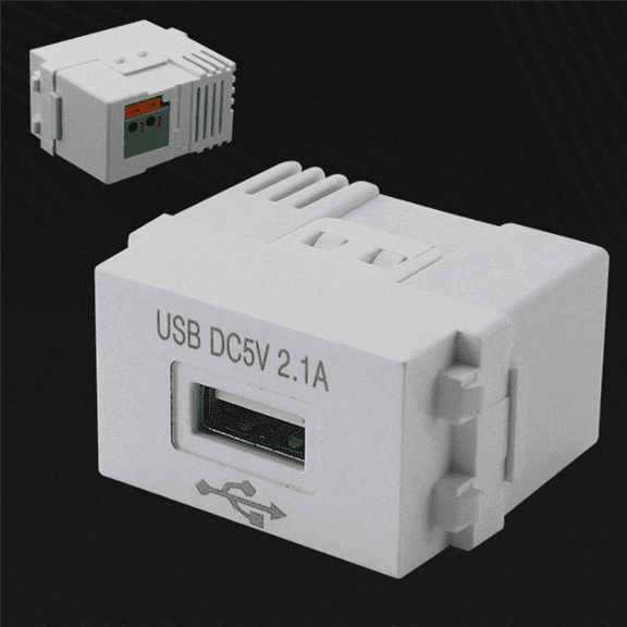 4X Phone Charging Panel USB Power Module 220V Socket 5V Transformer 2.1A USB Charging Power Socket Switching Adapter