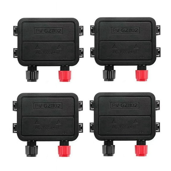 4X Photovoltaic Solar Panel Panel Junction Box 60-1500W Waterproof IP67 for Photovoltaic Solar System Connector