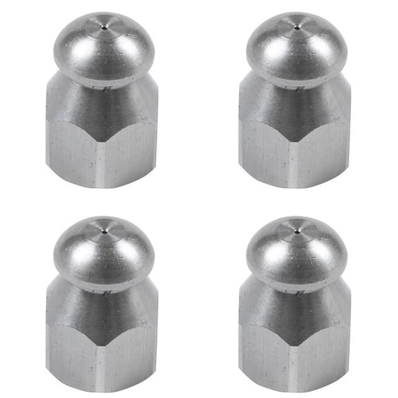 4X Pipe Jetter Pressure Washer Drain Sewer Cleaning Pipe Jetter Rotary Nozzle 5 Jet (1/4 Inch )