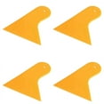 thumbnail image 1 of 4X Plastic Yellow Auto Car Window Sticker Film Scraper Squeegee Cleaning Tool 10.5X9.5cm, 1 of 8
