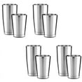 thumbnail image 1 of 4X Premium Cocktail Shaker Set-Piece Pro Boston Shaker Set Unweighted Drink Shaker Made From Stainless Steel 304, 1 of 8