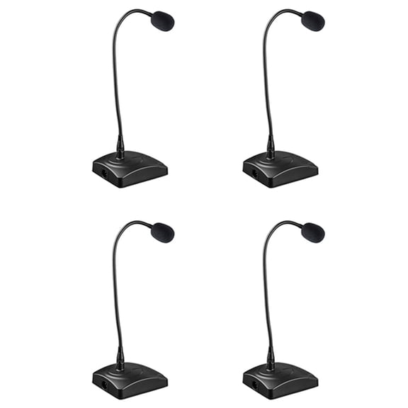 4X QR-501 Wired Conference Microphone, Office Meeting Gooseneck Recording Microphone Condenser Microphone