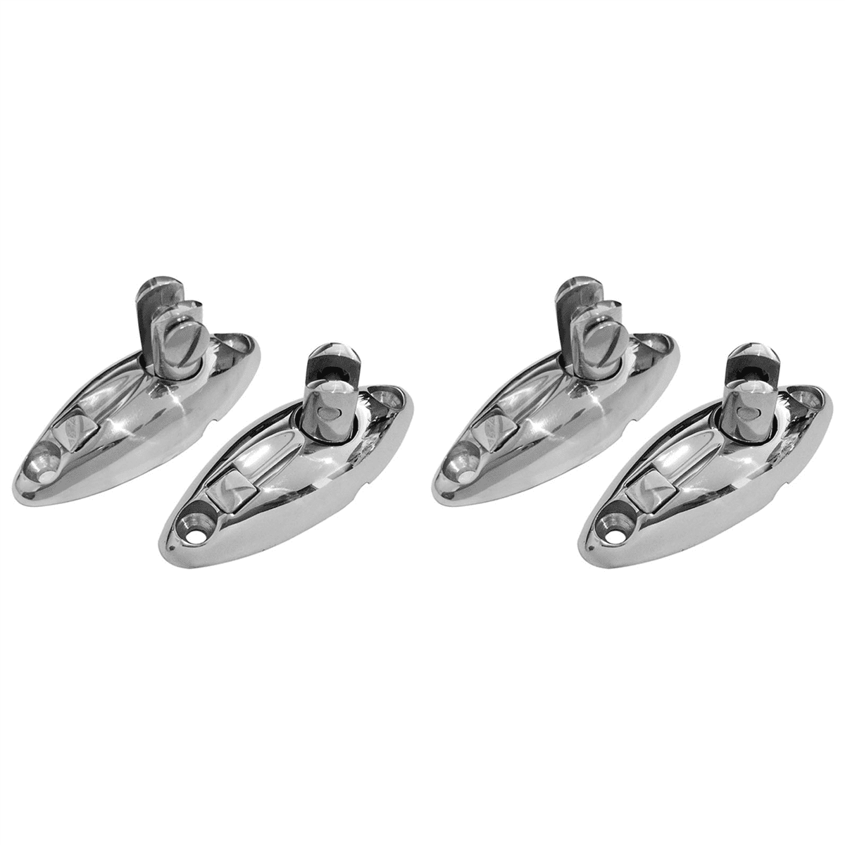 4X Quick Release Bimini Top Swivel Hinge Deck Side Mount 316 Stainless