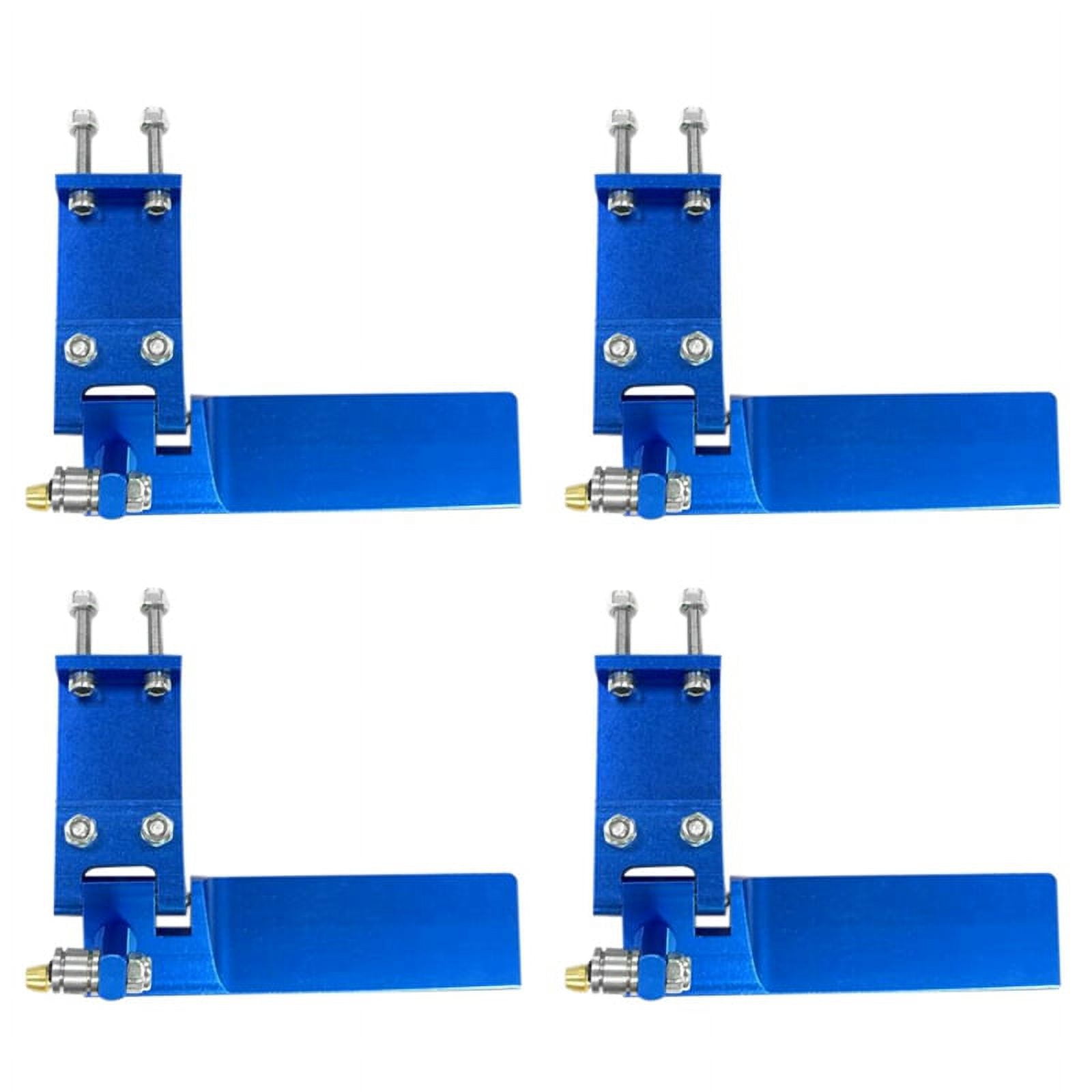 4X RC Boat Aluminium Alloy 75mm Metal Suction Water Rudder for Remote ...