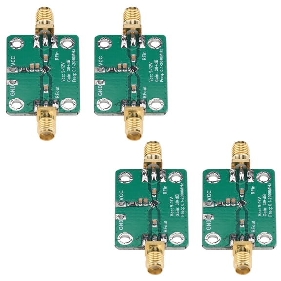 4X RF Wideband Amplifier Low-noise LNA Broadband Module Gain 32dB 0.1-2000MHz