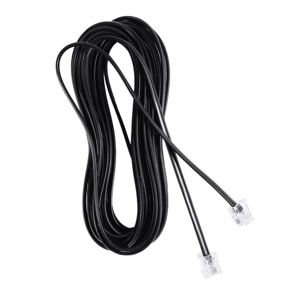 4X RJ11 6P4C Telephone Cable Cord ADSL Modem 5 Meters
