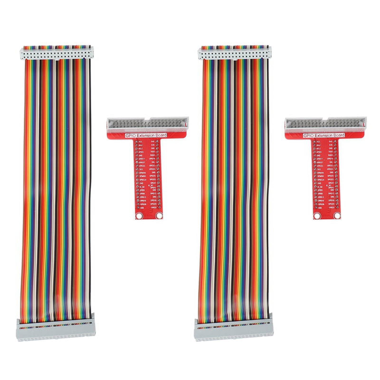 4x Rpi Gpio Breakout Expansion Board Ribbon Cable Assembled T Type Gpio Adapter 20cm Fc40