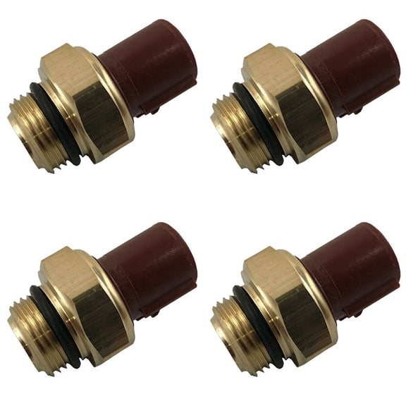 4X Radiator Cooling Fan Switch Sensor for 1992-2005 1.3L 1.5L 1.6L 1.7L,4 x Radiator Cooling Fan Switch Sensor,Gold