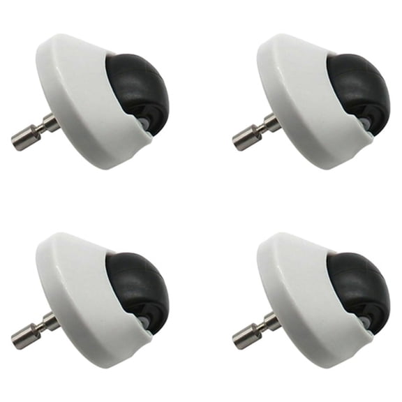 4X Replacment Caster Assembly Front Castor Wheel for or Mi Robot Vacuum Cleaner,4pcs * Universal casters,white &black
