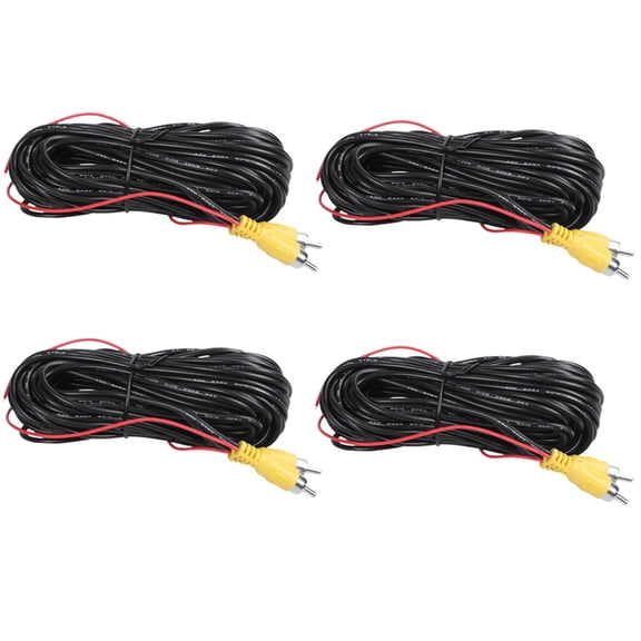 4X Reverse Rear View Parking Camera Video Extension Cable Car Wire, 10 M