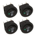 thumbnail image 1 of 4X Round 3 Pin Rocker / Parking Switch Front Rear Walking Sensor, 1 of 5