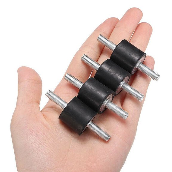 4X Rubber Buffer Set Vibration Damper Silent Block Rubber Metal Buffer M5 M6 M8 M6