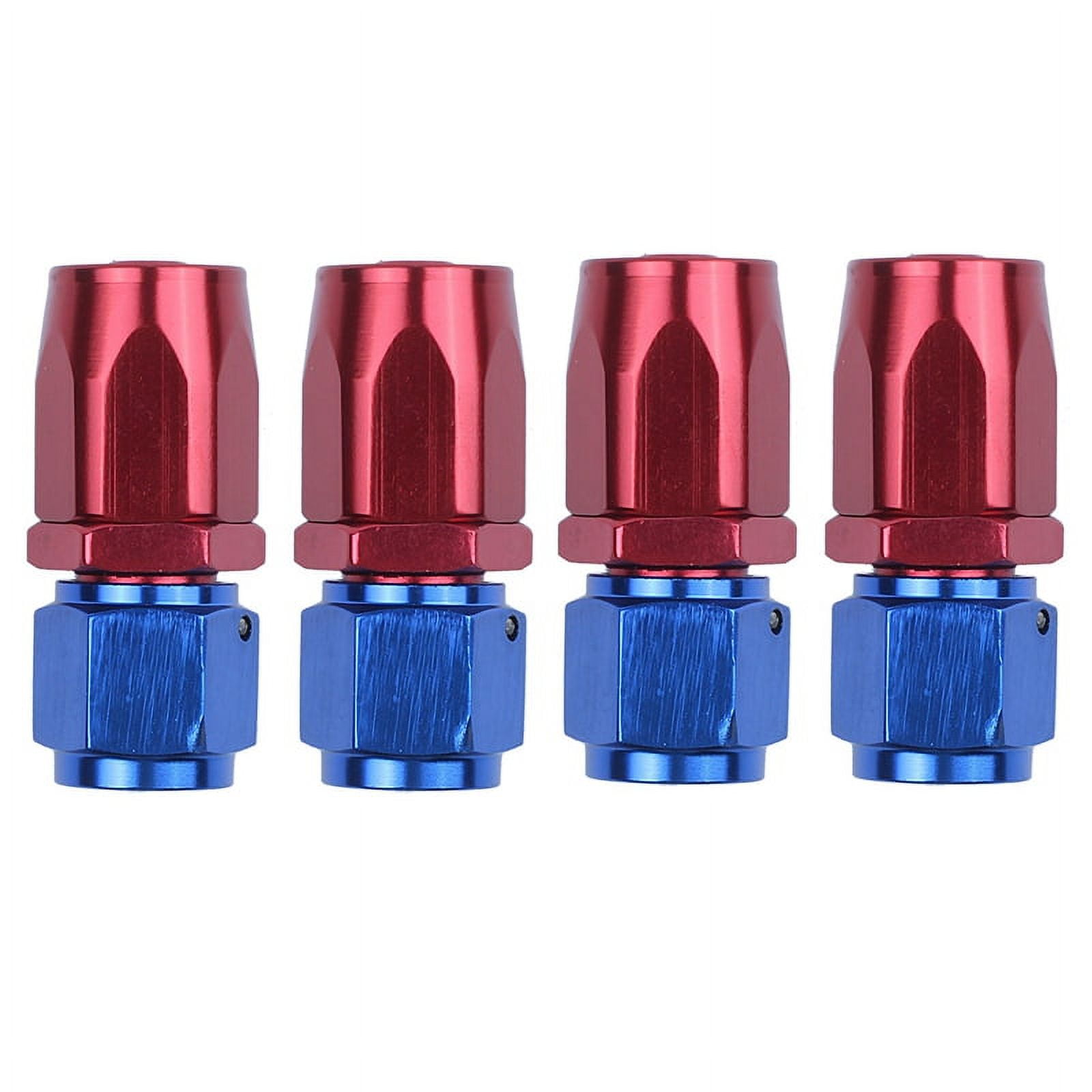 4X STRAIGHT Turbo Oil Feed Hose FittingAN6 8mm