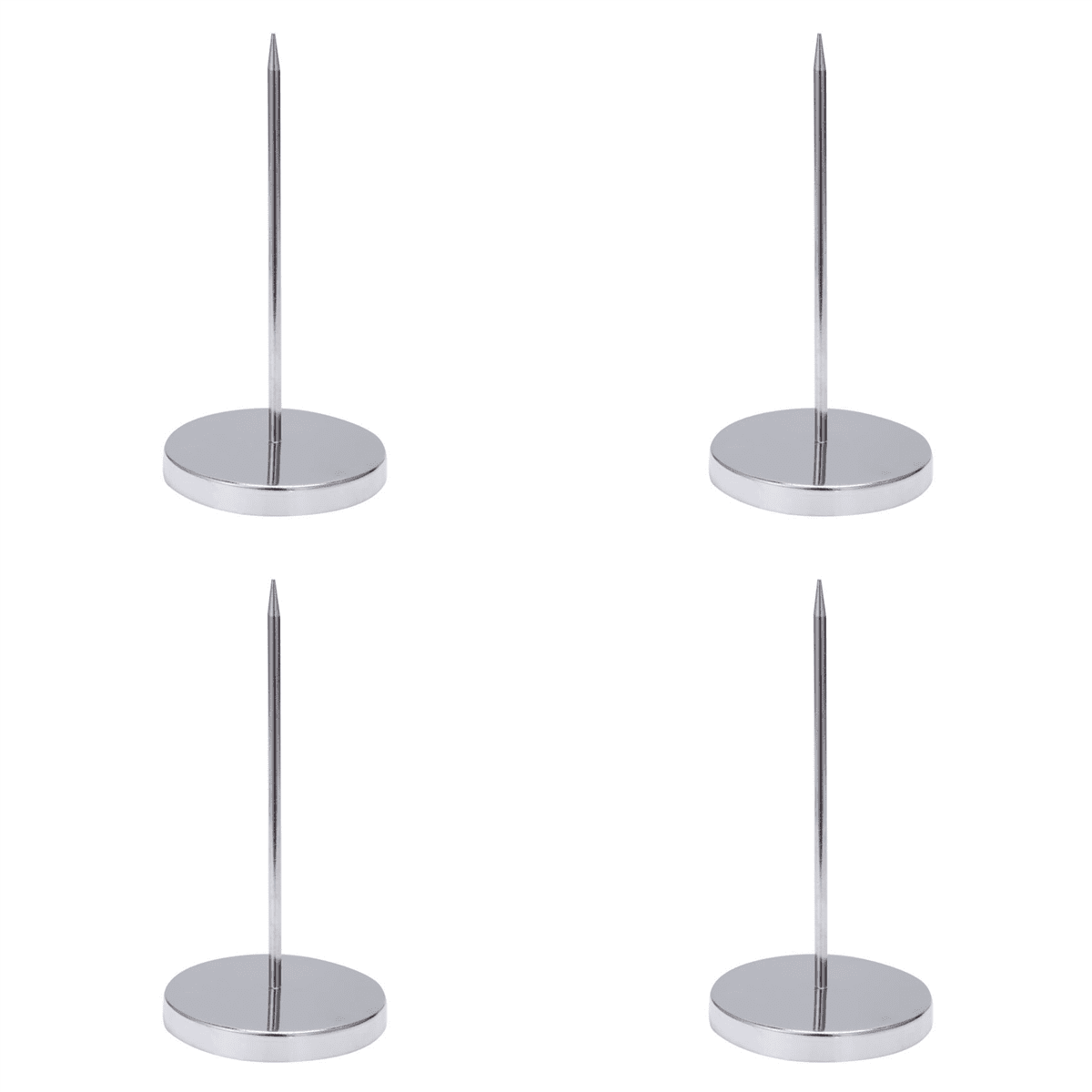 4X Safe Memo Holder Spike Stick For Bill Receipt Note Paper Order