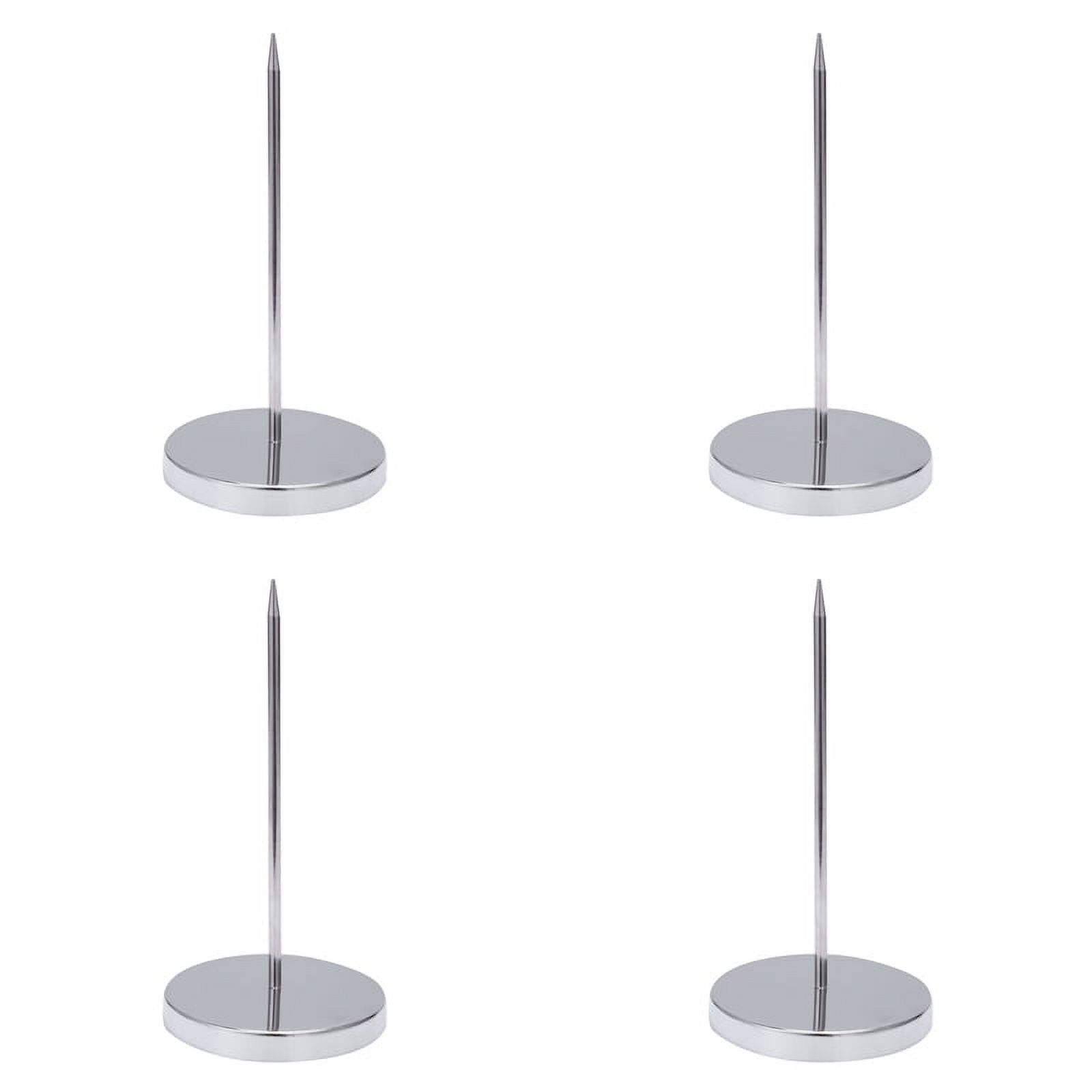4X Safe Memo Holder Spike Stick for Bill Receipt Note Paper Order