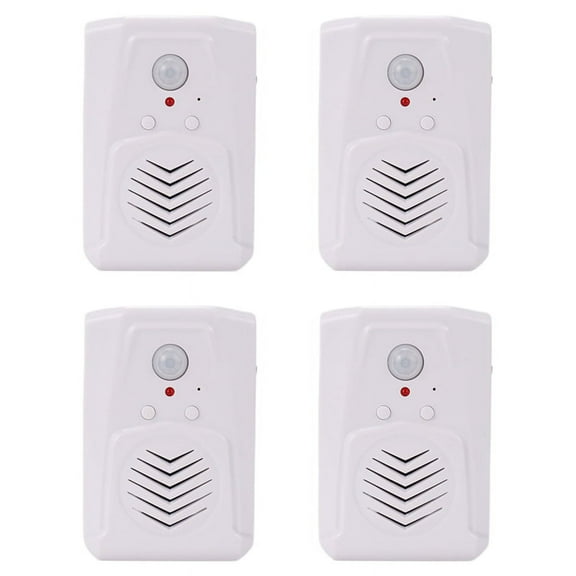 4X Sensor Motion Door Switch MP3 Infrared Doorbell Wireless PIR Motion Sensor Voice Prompter Welcome Door