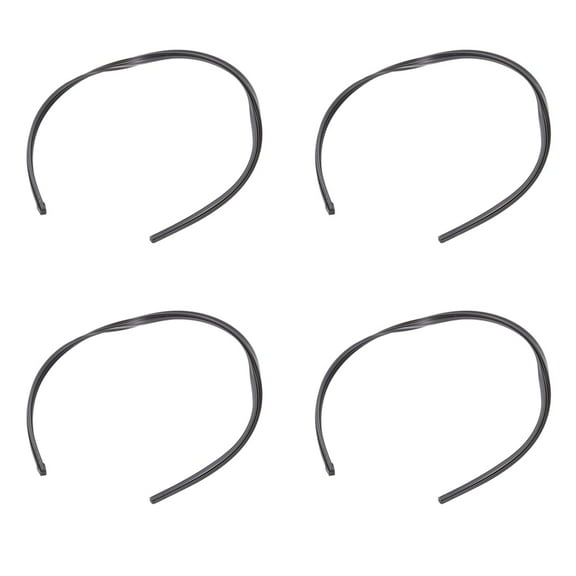 4X Silicone 28 Inch 6mm Universal Vehicle Replacement Wiper Blade Refill