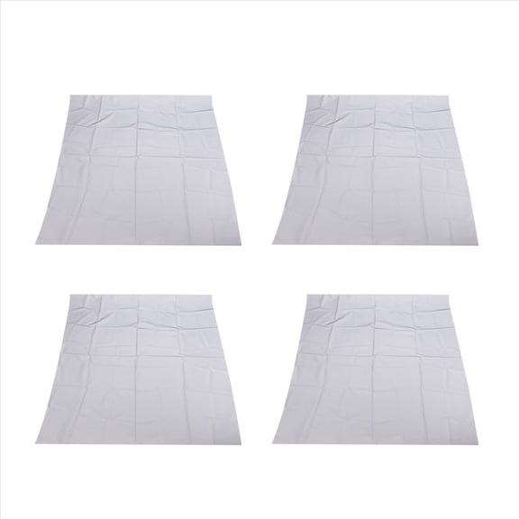 4X Silver Reflective Fabric Sew on Cloth Material Highlight Chemical Fiber 39.4Inch