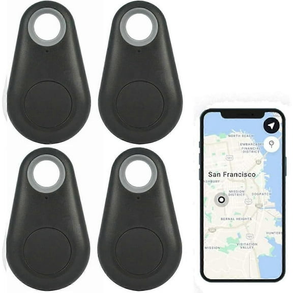 4X Smart Finder Key Tracker Wireless Bluetooth Locator Smart Tag