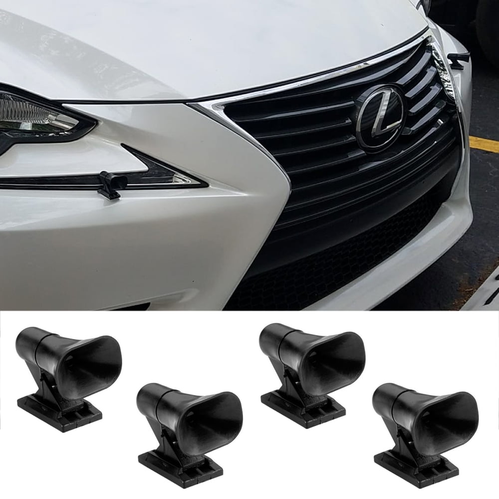 Dznils 4Pcs Car Deer Whistles Vehicle Wildlife Warning Device Animal Sonic  Alert Car Safety Accessory for Car SUV Vehicle Truck Motorcycle