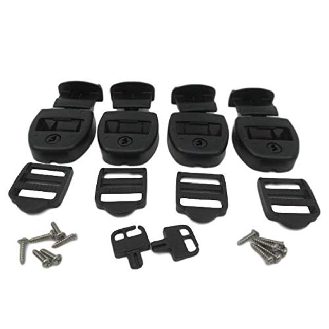 4X Spa Hot Tub Cover Latch Strap Repair Kit & Key Hot Spring Caldera