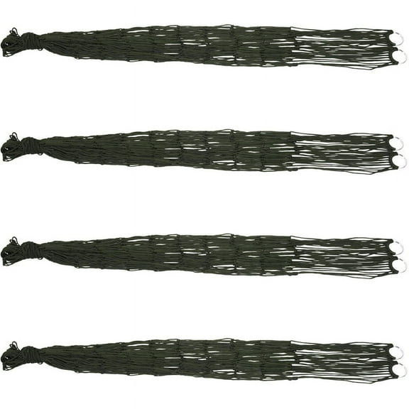 4X Sport Hammock, Outdoor Camping Hammock Mesh Net for Garden Beach Travel Garden Swing Hanging Bed