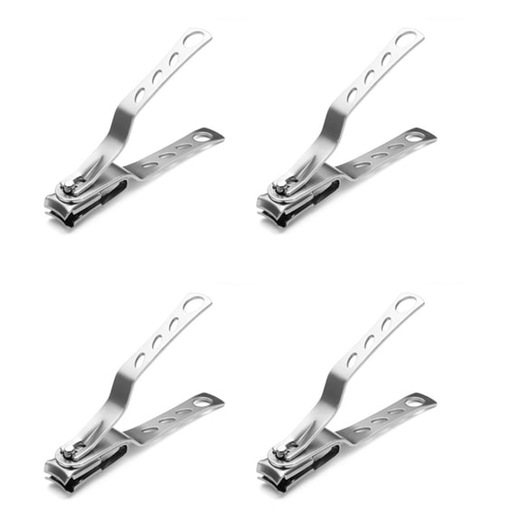 4X Stainless Steel Nail Tips Clipper Trimmer Manicure Nail Art Toes Clippers Tools