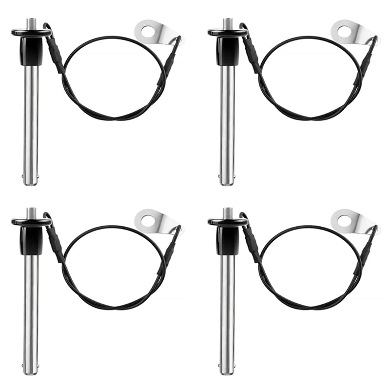 20mm X 60mm Quick Release Ball Lock Pin With 26cm Wire Cable Stainless Steel Self Locking Fasten Push Pull In Out Shaft Security Bolt Tool - Foto 11