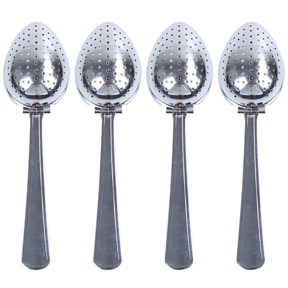 4X Stainless Steel Tea Infuser Strainer Spoon Loose Leaf Filter Spice New!