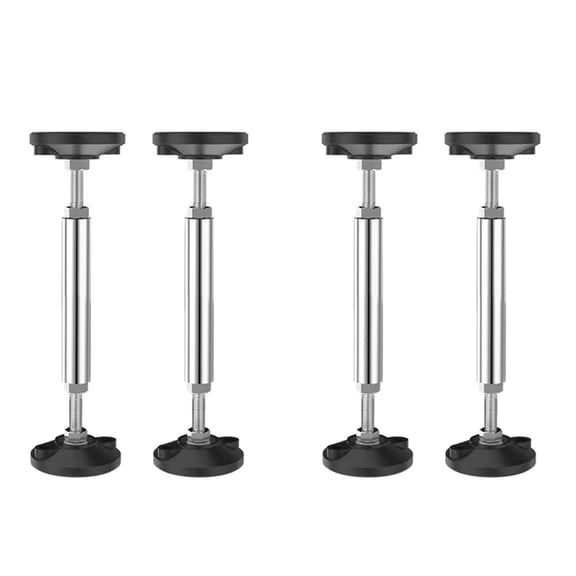 4X Stainless Steel Telescopic Support Rod Cabinet Support Rod High Hardness Sink Support Bracket Load-Bearing 300 Kg