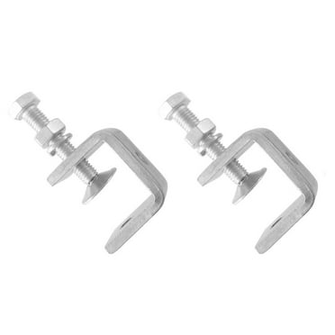 4Pcs Stainless Steel C Clamps Tiger Clamp for Mounting U Clamps Small Desk Clamp Jaw Opening for Woodworking Tool 1Pcs