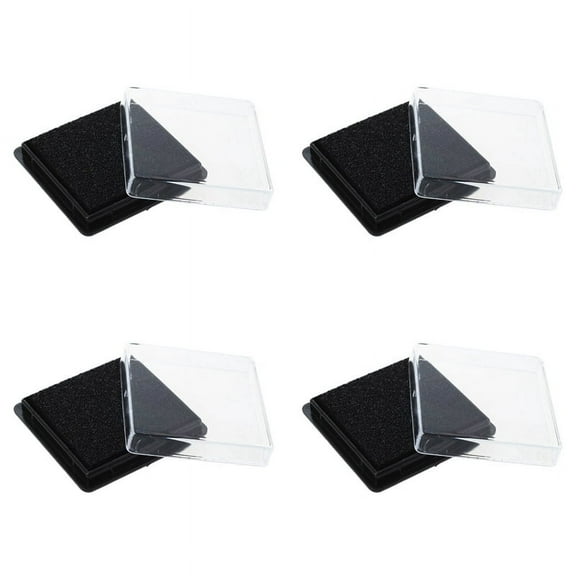 4X Stamp Pad Ink Pad Wedding Letter Document Black