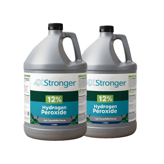 4X Stronger 12% Hydrogen Peroxide, 2 Pack