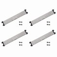 thumbnail image 1 of 4X Swimming Pool Ladder Rung Steps Stainless Steel Replacement Anti Slip Ladder Swimming Pool Accessories,4 x ladder pedal 8 x fixing screws(random),Silver, 1 of 6