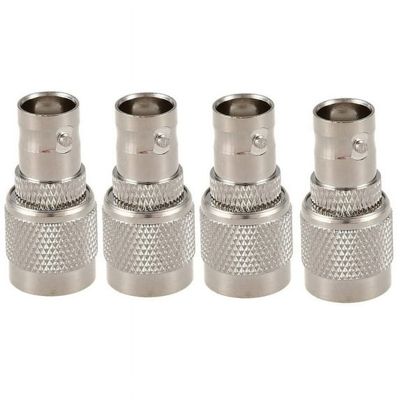 4X TNC Male Plug to BNC Connector Jack Female M / F Coaxial Connector RF Adapter Cable