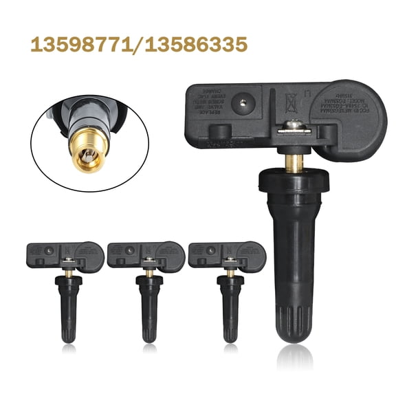 4X TPMS Tire Pressure Monitoring Sensors For Chevy GMC Buick 13586335 13598771