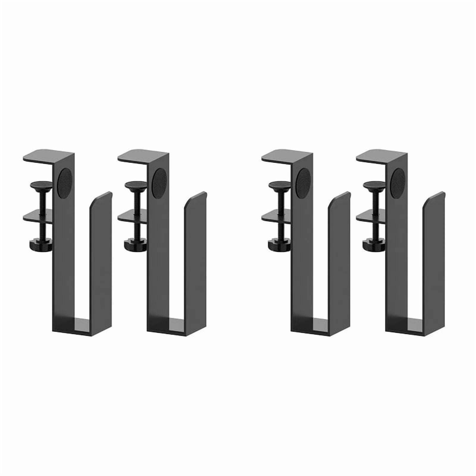 4X Table Sides Laptop Rack Charging Cooling Stand Tray Desk Organizer Storage Holder for Pad Under Desk Management Tray