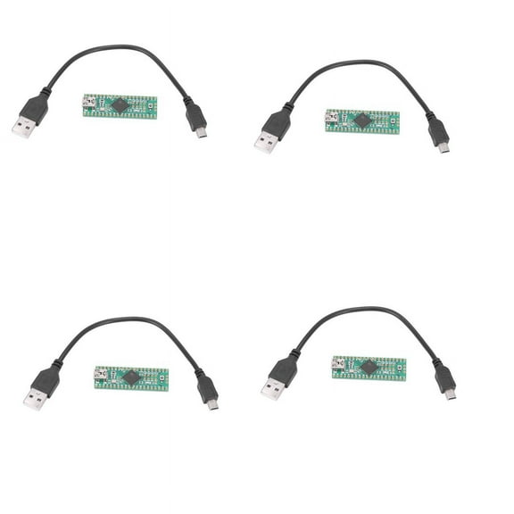 4X Teensy 2.0++ USB AVR Development Board ISP U Disk Keyboard Mouse Experimental Board AT90USB1286,4 x Teensy 2.0++ USB AVR Development Board 4 x USB Cable,picture color