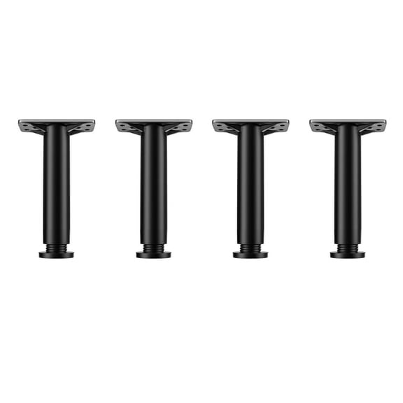 4X Telescopic Adjustable Bed Beam Support Foot Reinforced Furniture Leg Sofa Leg Bed Bottom Load Bearing Bracket 20CM,4 x Supporting feet