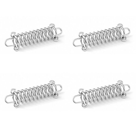 4X Tent Spring Wind Rope Buckle Fixing Tensioner Pegs Tightener Steel Fixed Hook Multifunctional for Camping Beach