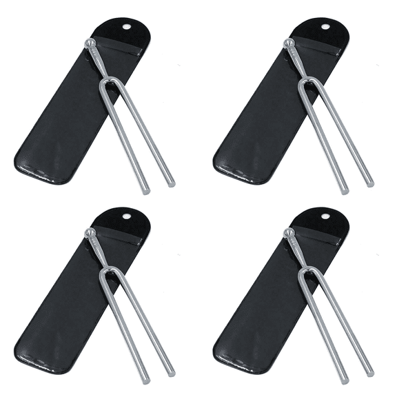 4X Tuning Fork with Soft Shell Case, Standard A 440 Hz